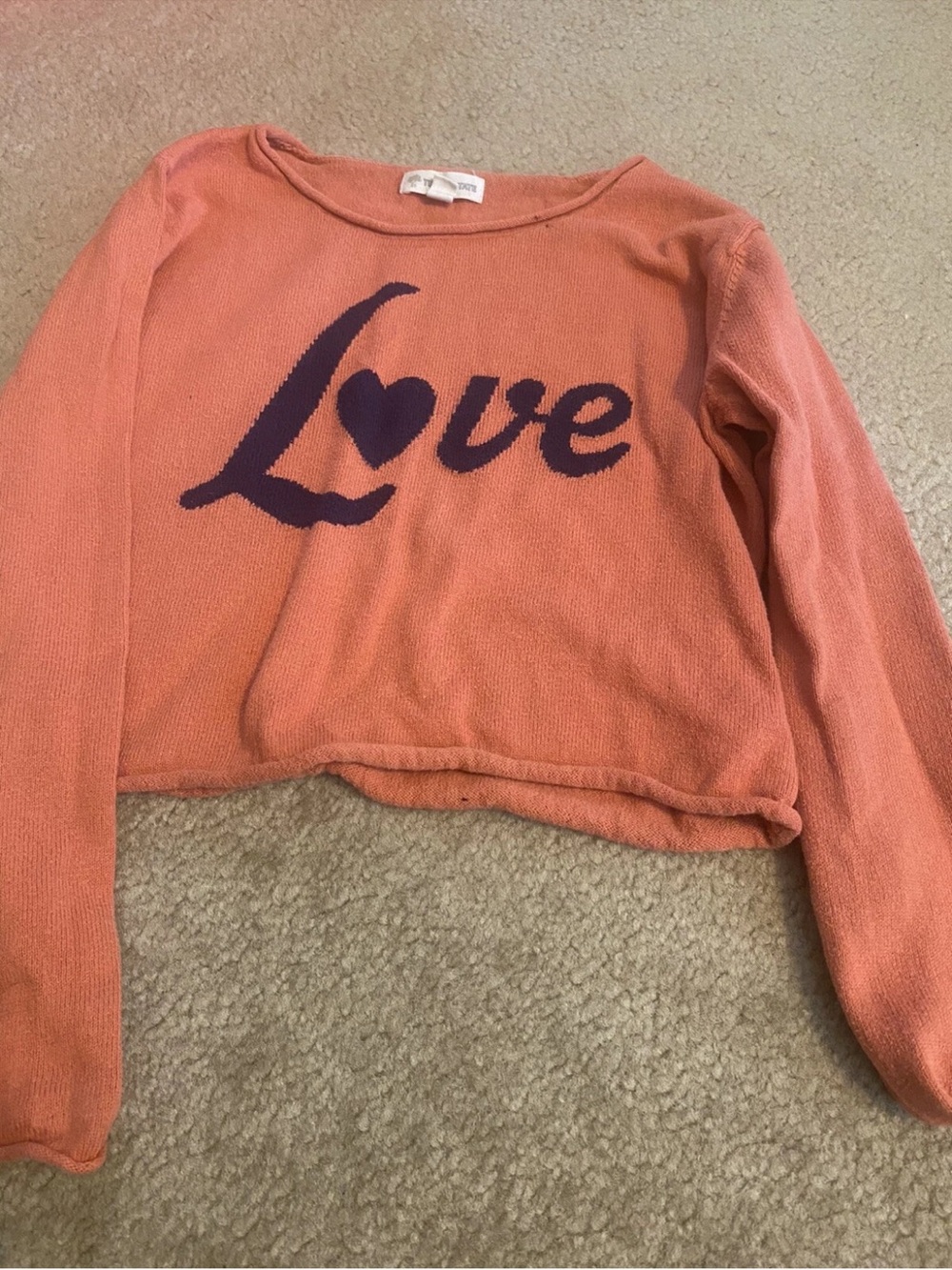 tucker & tate size M (8/10) girls crop sweater